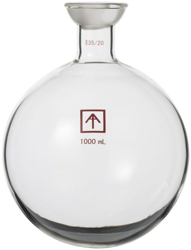 [GEN - RF-SE05-1L] Ai 35/20 Heavy Wall 1000mL Round Bottom Receiving Flask